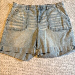 Terra & Sky Light Blue Jean Shorts